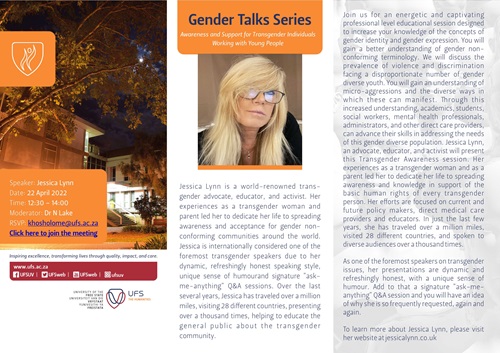 Gender Talk Series - Jessica Lynn