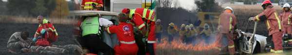 Description: Disaster Management Training and Education Centre for Africa (DiMTEC) Keywords: News Photo, Firefighting
