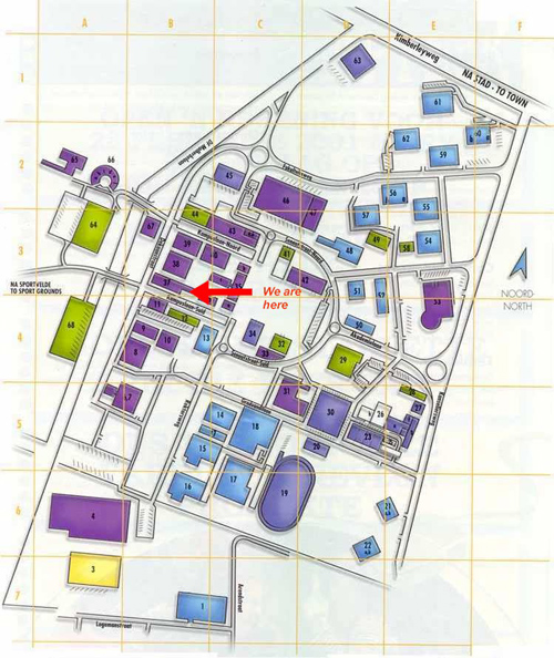 Description: Location of the Physics Department Tags: Location, Physics, UFS