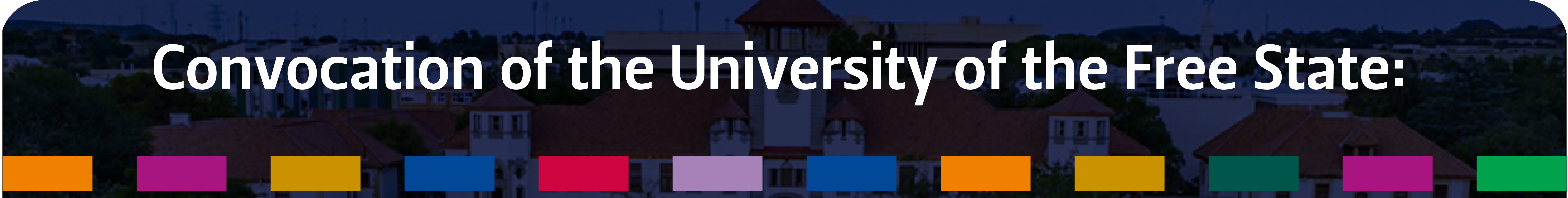 UFS Convocation banner