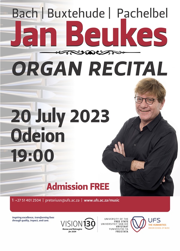 Jan Beukes Organ Recital 20 July 2023