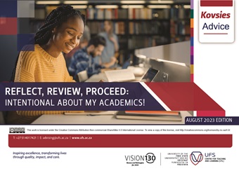 Reflect, Review, Proceed: Intentional about my academics!