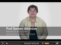 Prof Doreen Atkinson introduction: video