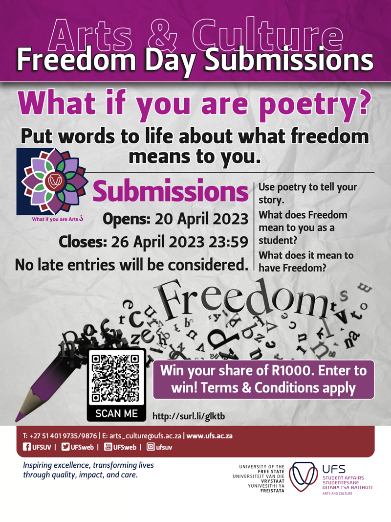 Student Affairs Freedom Day Submissions E-poster - Hlumelo Xaba