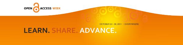 Description: Open Access week Seminar Keywords: Open, Access, Week, seminar, October, 24,30, 2011, Everywhere, Learn, share, advance