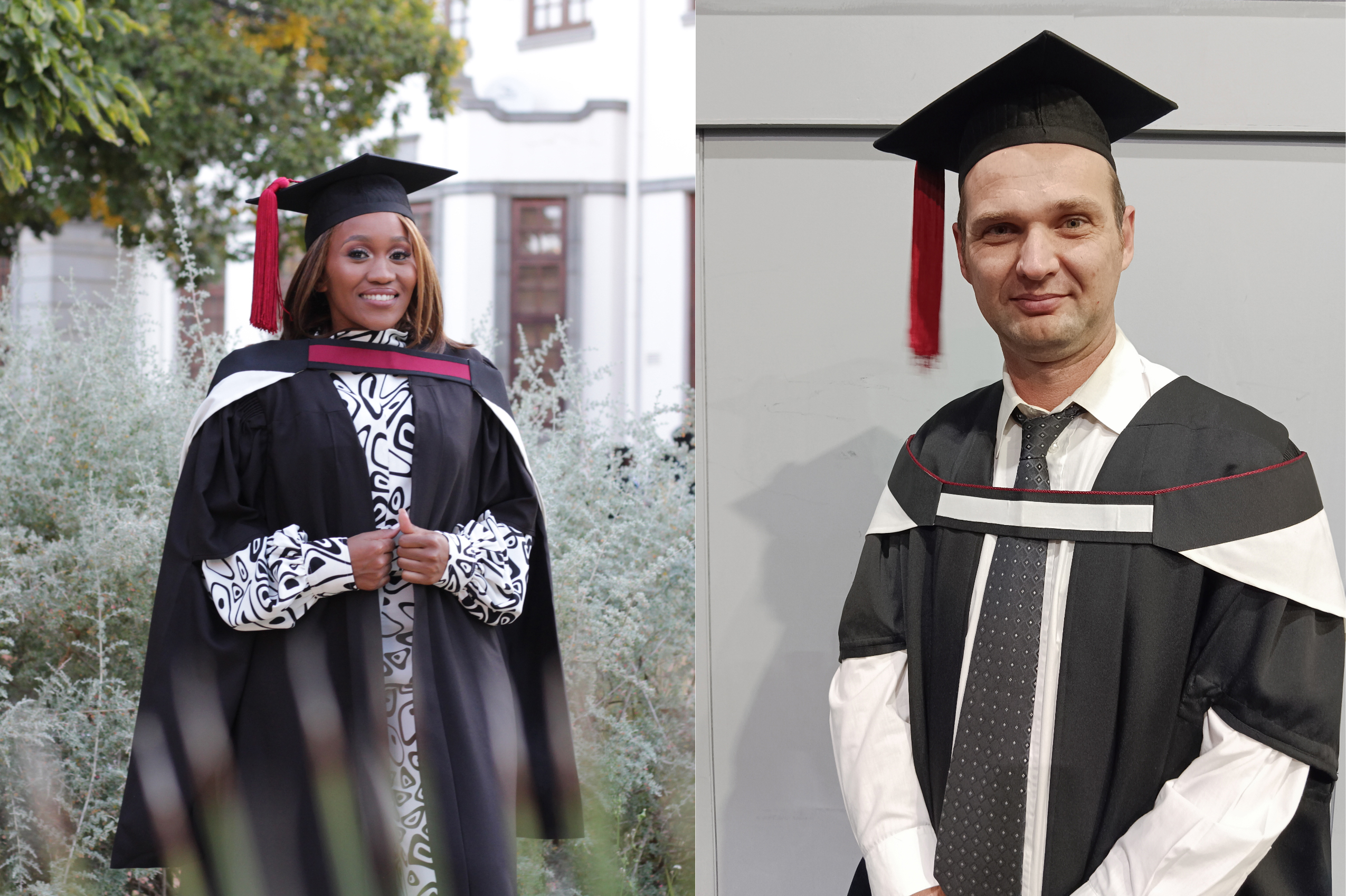 Naledi Mogotsi and Jacobus Kotze