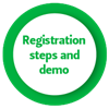 Registration steps and demo