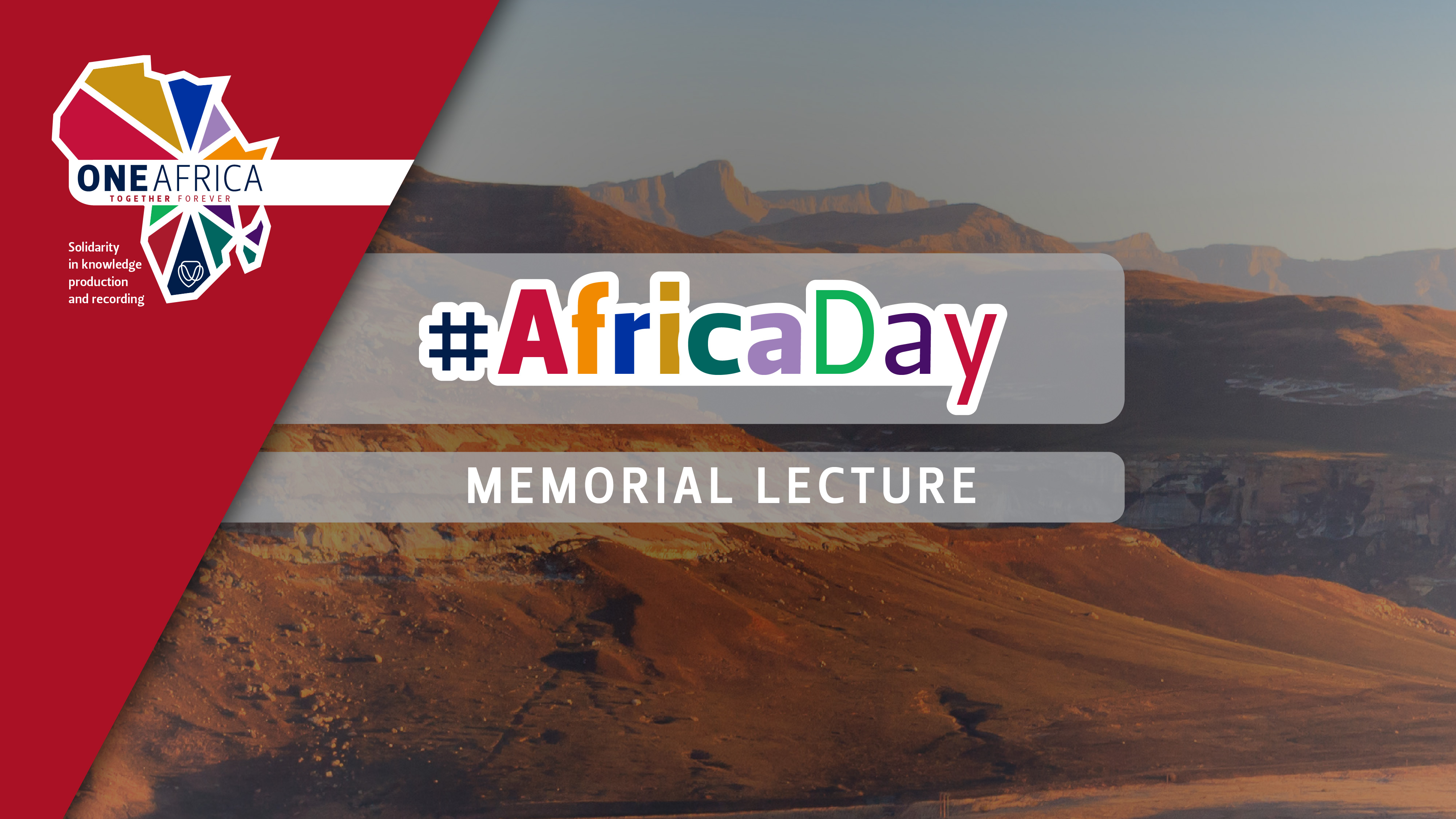 2022 Africa Day - Memorial Lecture