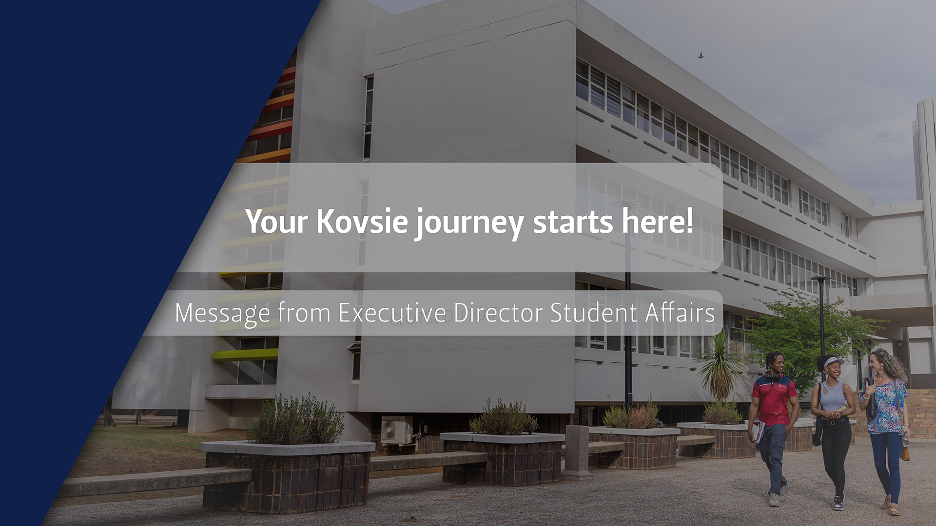 Message to Students from Dr Temba Hlasho