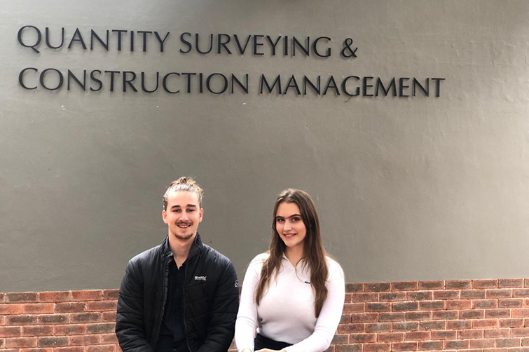 Daniela and Stefan recognised by national quantity surveying organisation 
