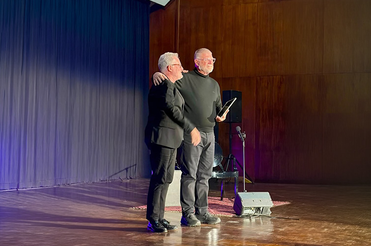 Deon Meyer and Coenie de Villiers