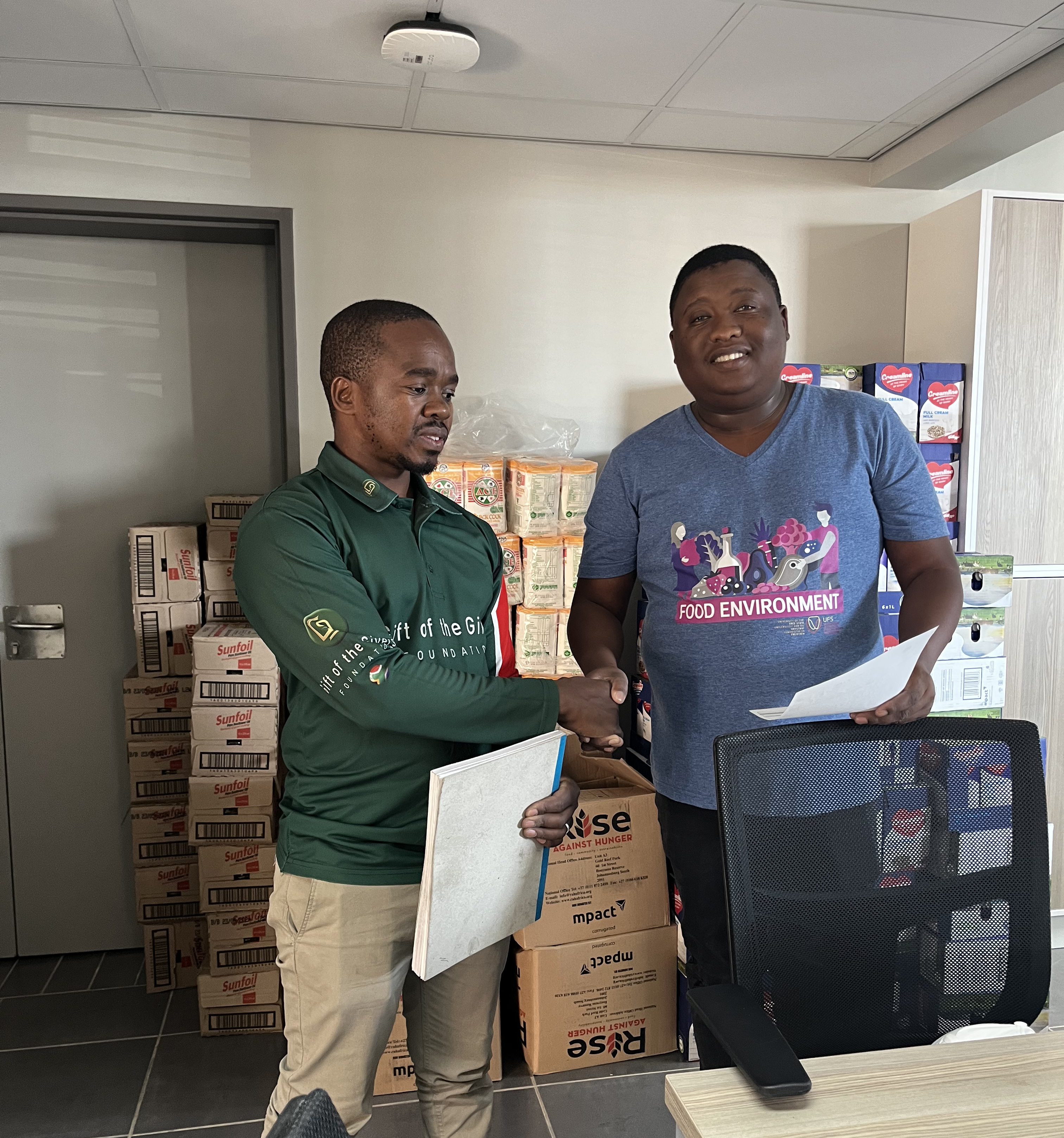 Gift  of the Givers UFS Food donation