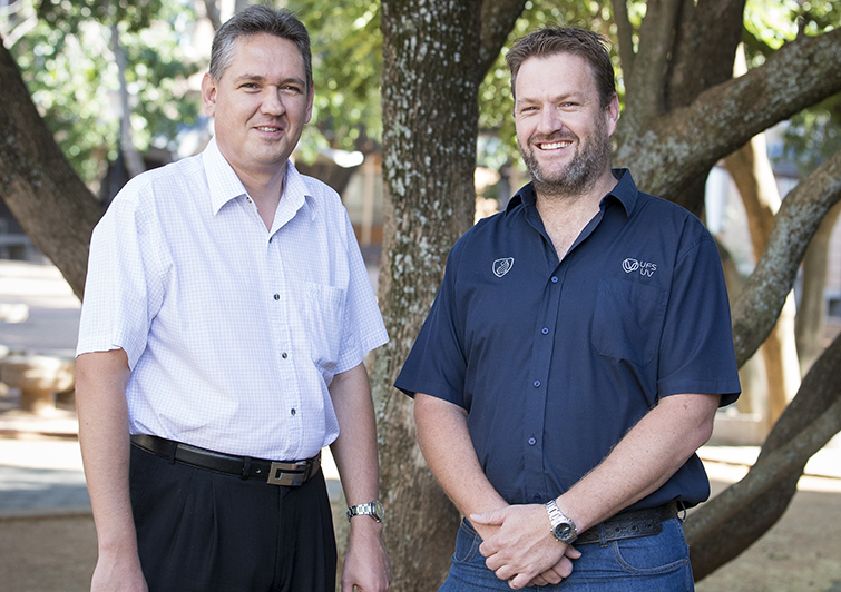 Jaco Marais, Programme Director, and Dr Eduan Kotzé