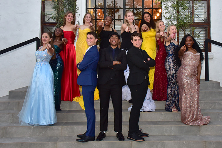 Matriculant of the year group photo