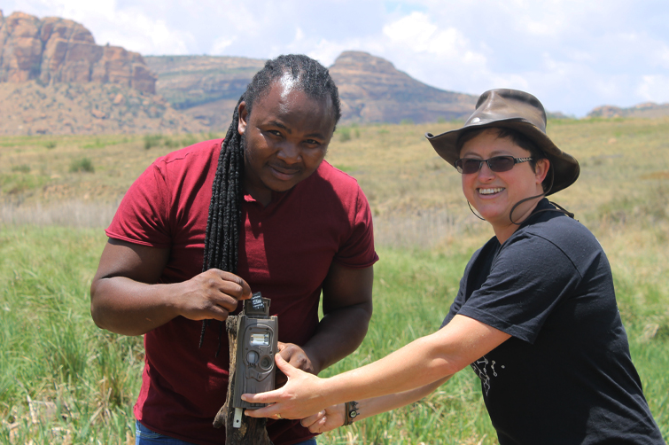 Prof Aliza le Roux and Dr Mpho Romoejane