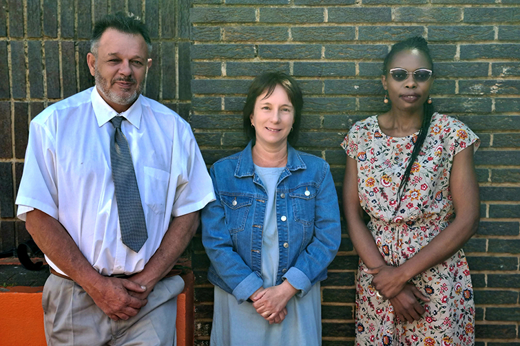 Prof Christo Heunis, Prof Michelle Engelbrecht, Prof Gladys Kigozi-Male