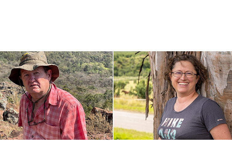 Prof Peter Taylor and Prof Aliza le Roux
