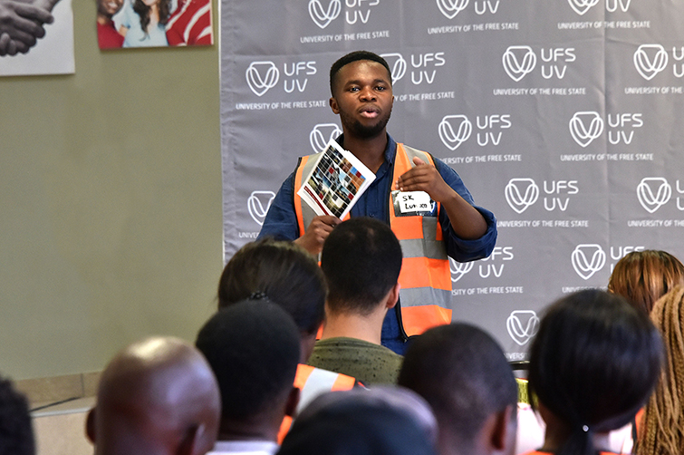 SK Luwaca at UFS Safety Summit for off-campus students