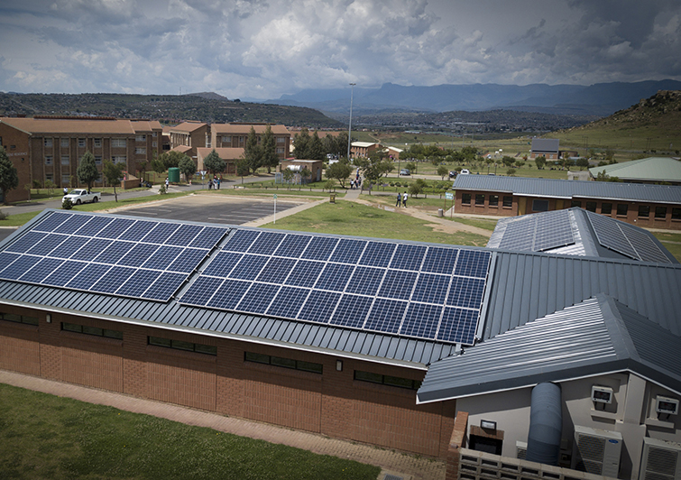 Solar Panels at UFS Qwaqwa Campus