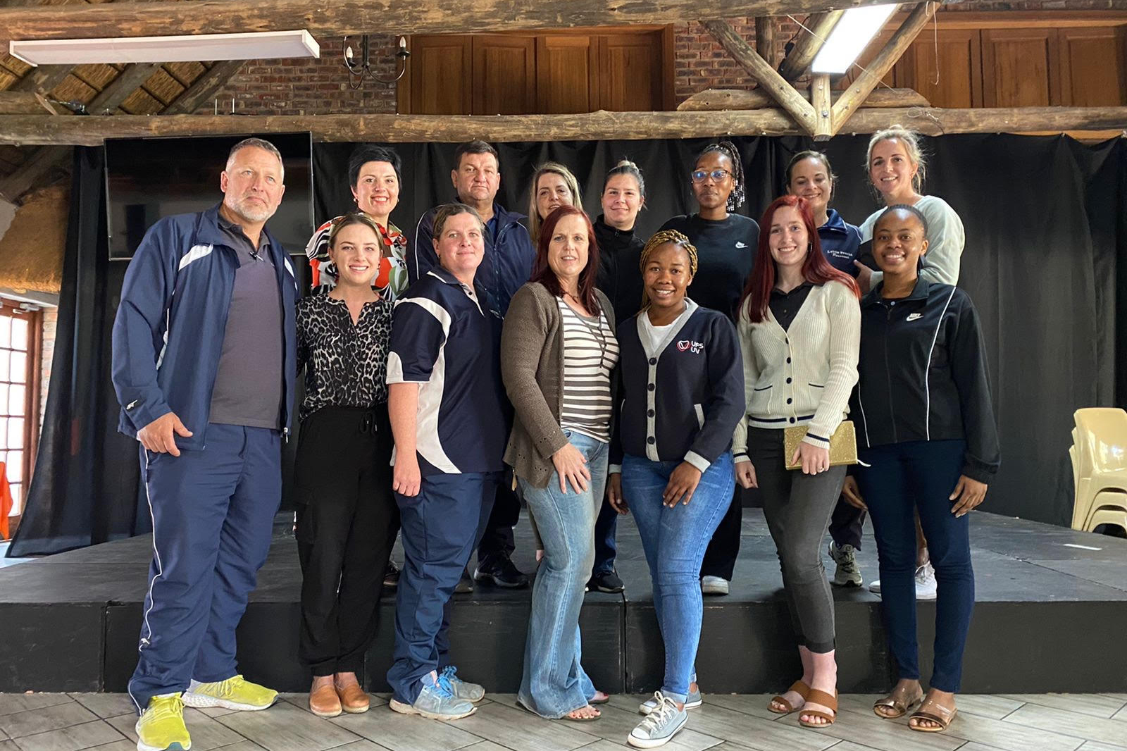 Community Psychology students engage with the teaching and support staff at Lettie Fouché School