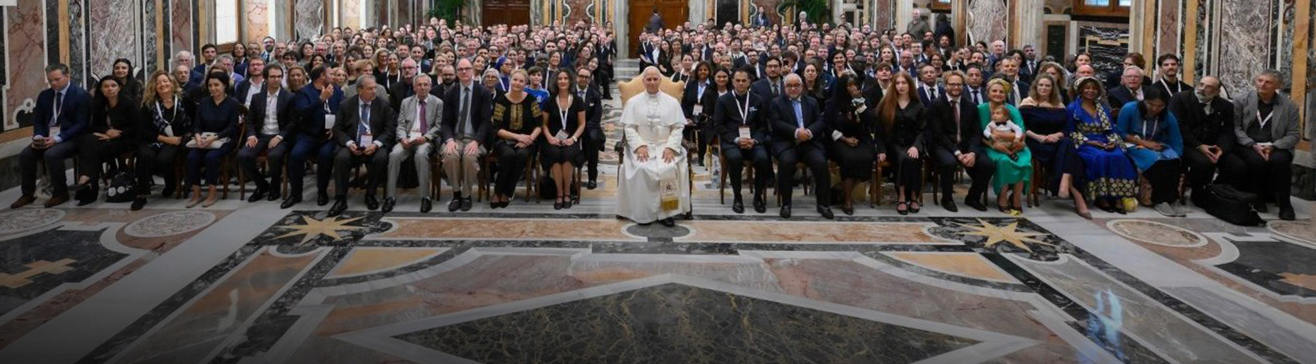 Prof Liezel Lues with Pope Leo XIV