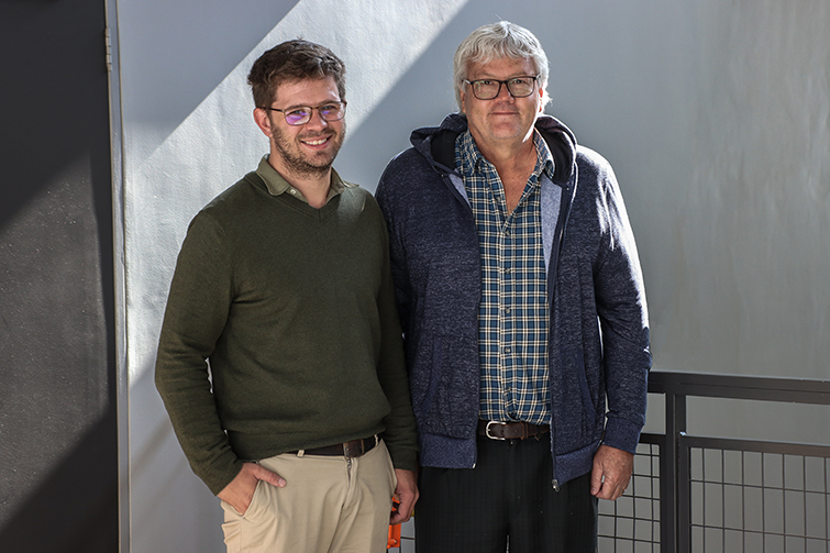 Dr Lucas Erasmus and Prof Hendrik Swart