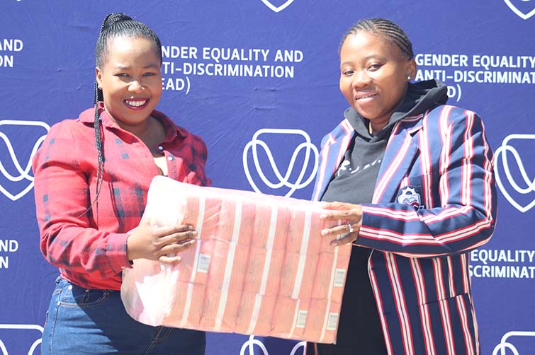 GEADO donates sanitary towels to community development initiative 2024