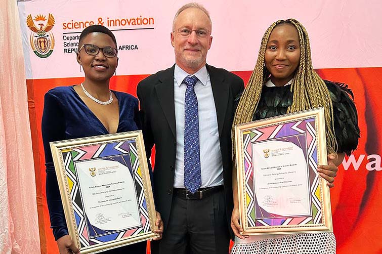 Thandokuhle Gama, Dr Glen Tylor and Anele Mthembu