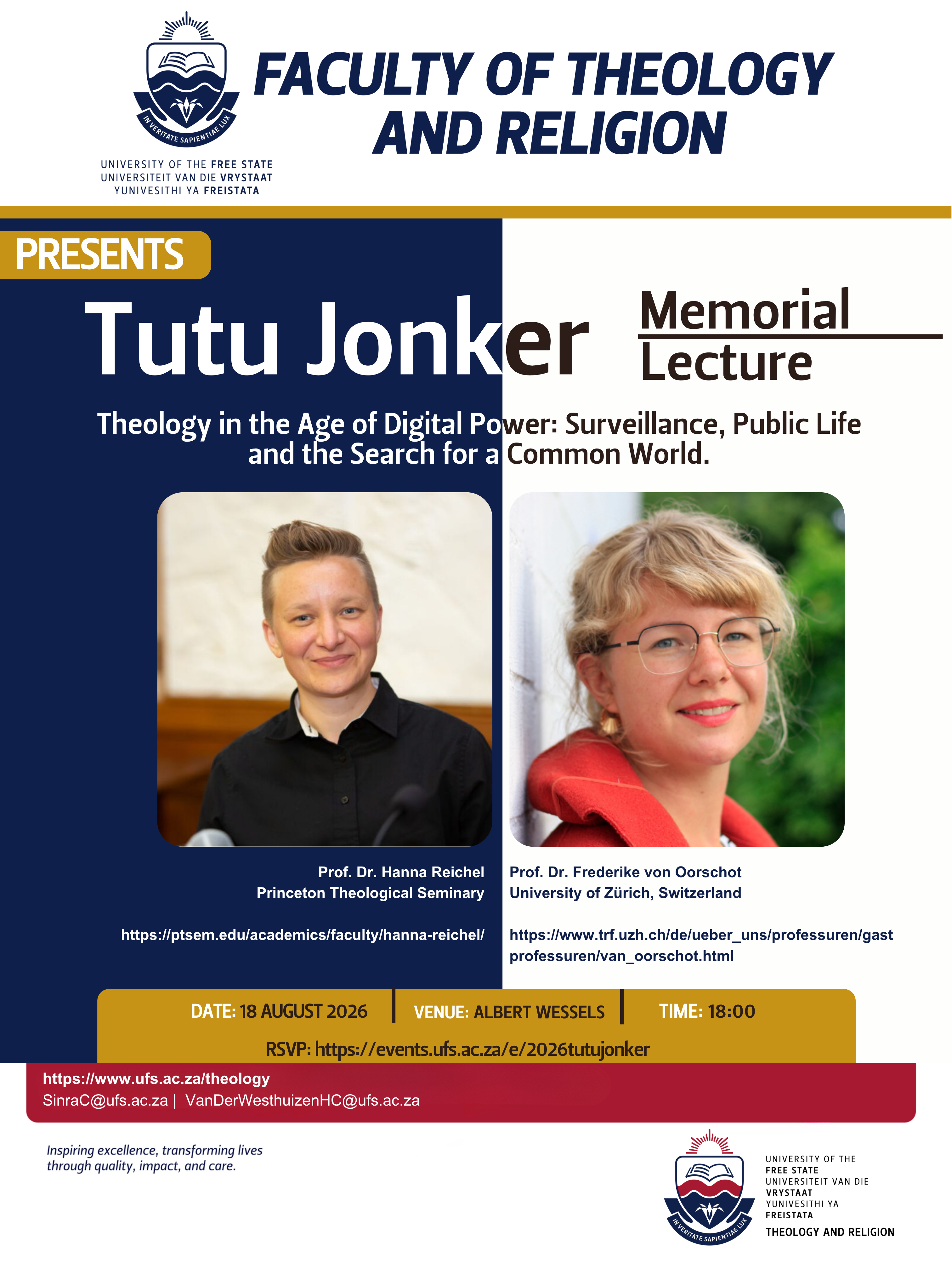 2026 Tutu Jonker Lecture