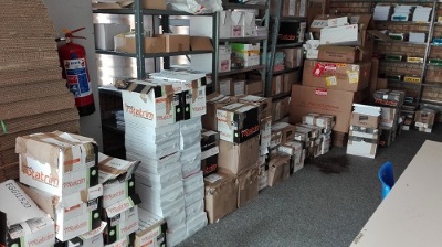 Packingroomafterreceiptofsomecoursematerial