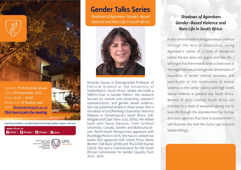 Gender Talk Series - Amanda Gopuws