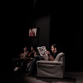 Anneri Bisschoff, Mia Kahts, Barend Kriel in "Deidré" - photo by Juan Pinnick