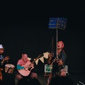 Bloem Klown Troop (Charl Henning 2nd from left, Oliver Bonga 3rd from left) in "Narrewales" - photo by Juan Pinnick