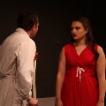 Tiaan Gerber, Mia Kahts in "Die Skuldeiser" - photo by Estiaan Terblanché