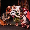 CW Laten, Charl Henning, Stella Nortier, Marnique Terblanche, Nico Taljaard in "Woelige Willemien" - photo by Leopold Frechow