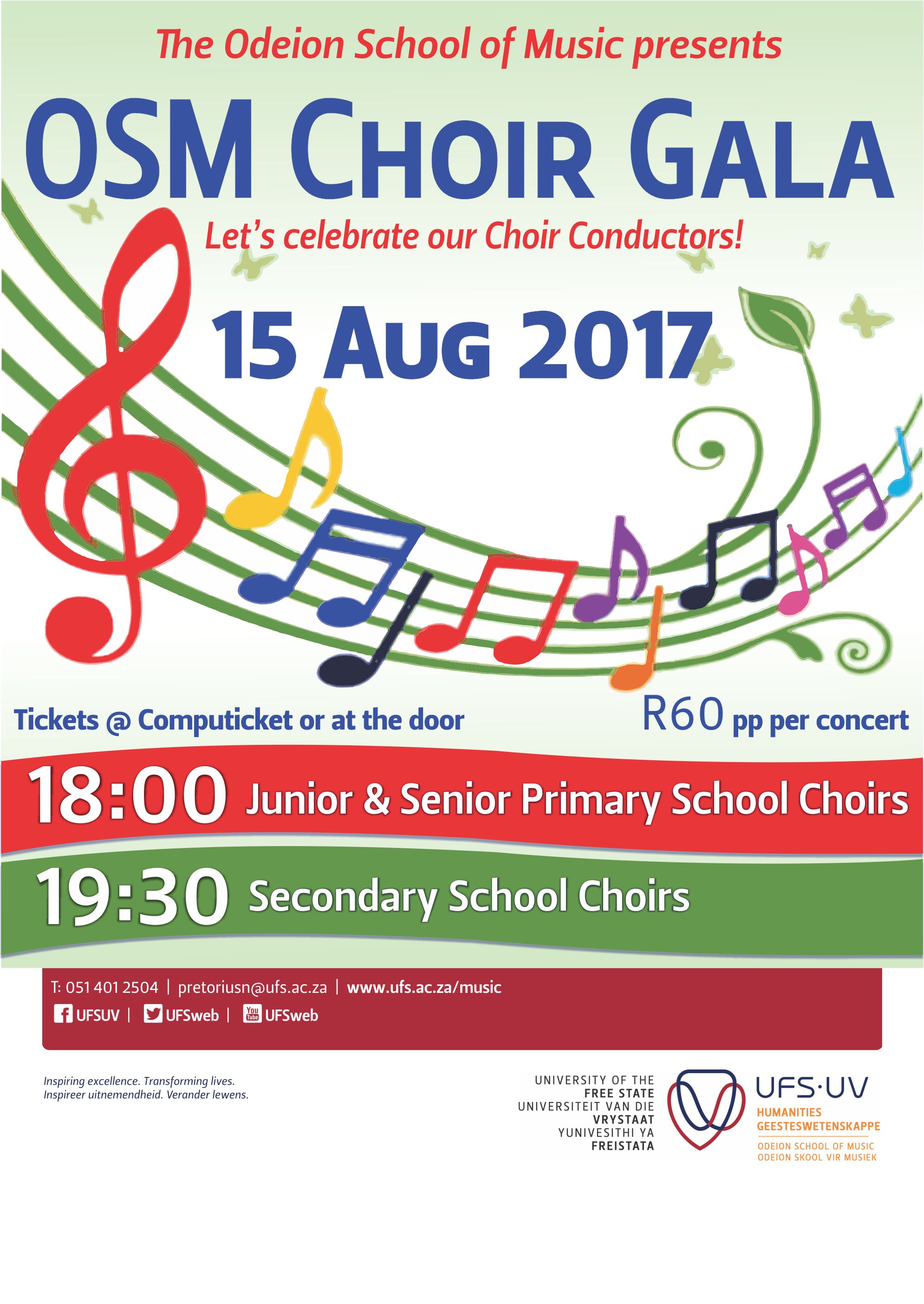 OSM Choir Gala Poster