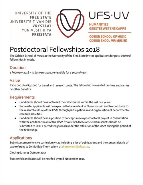 Postdoc advert Postdoc advert