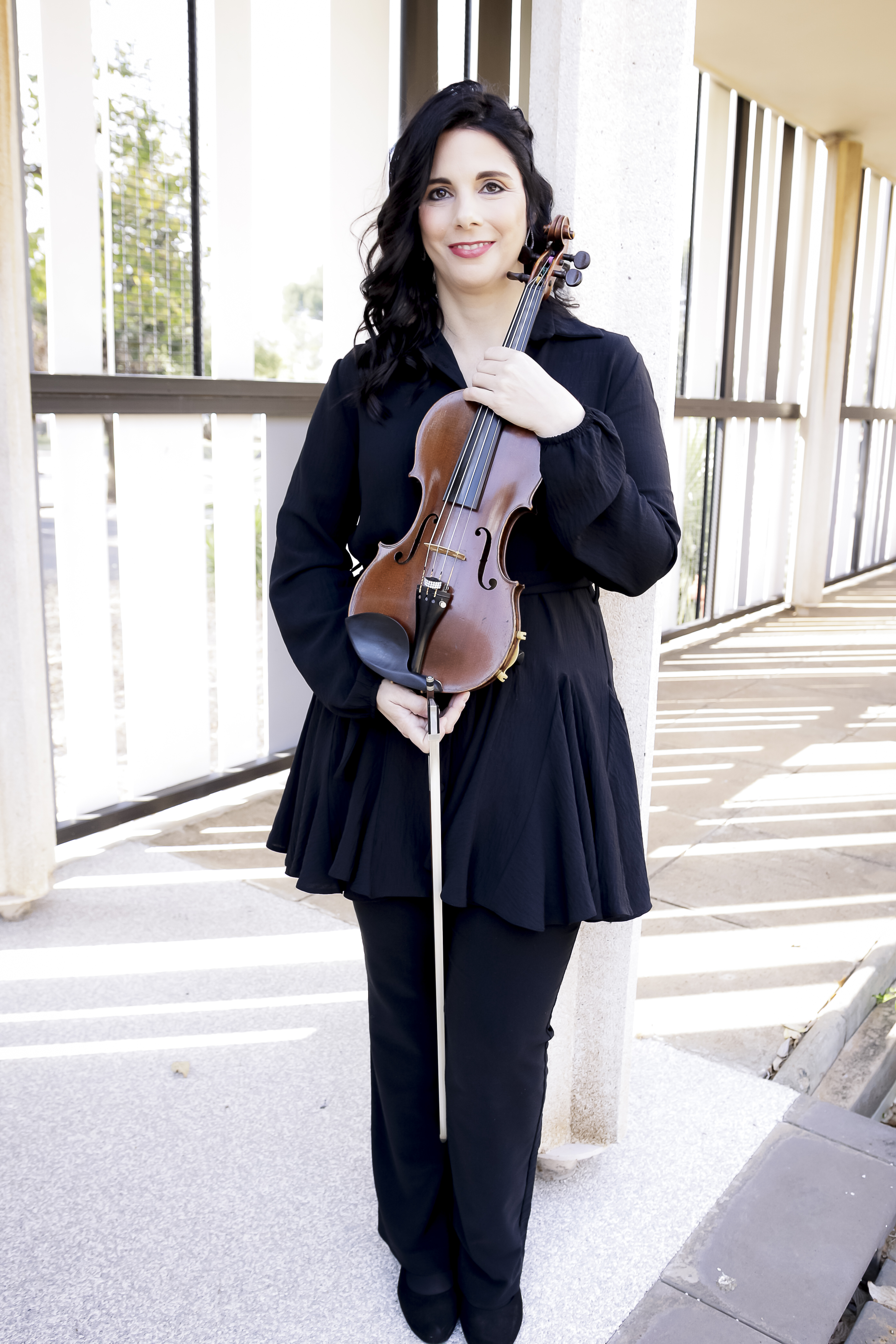 Sharon de Kock, second violinist of the Odeion String Quartet