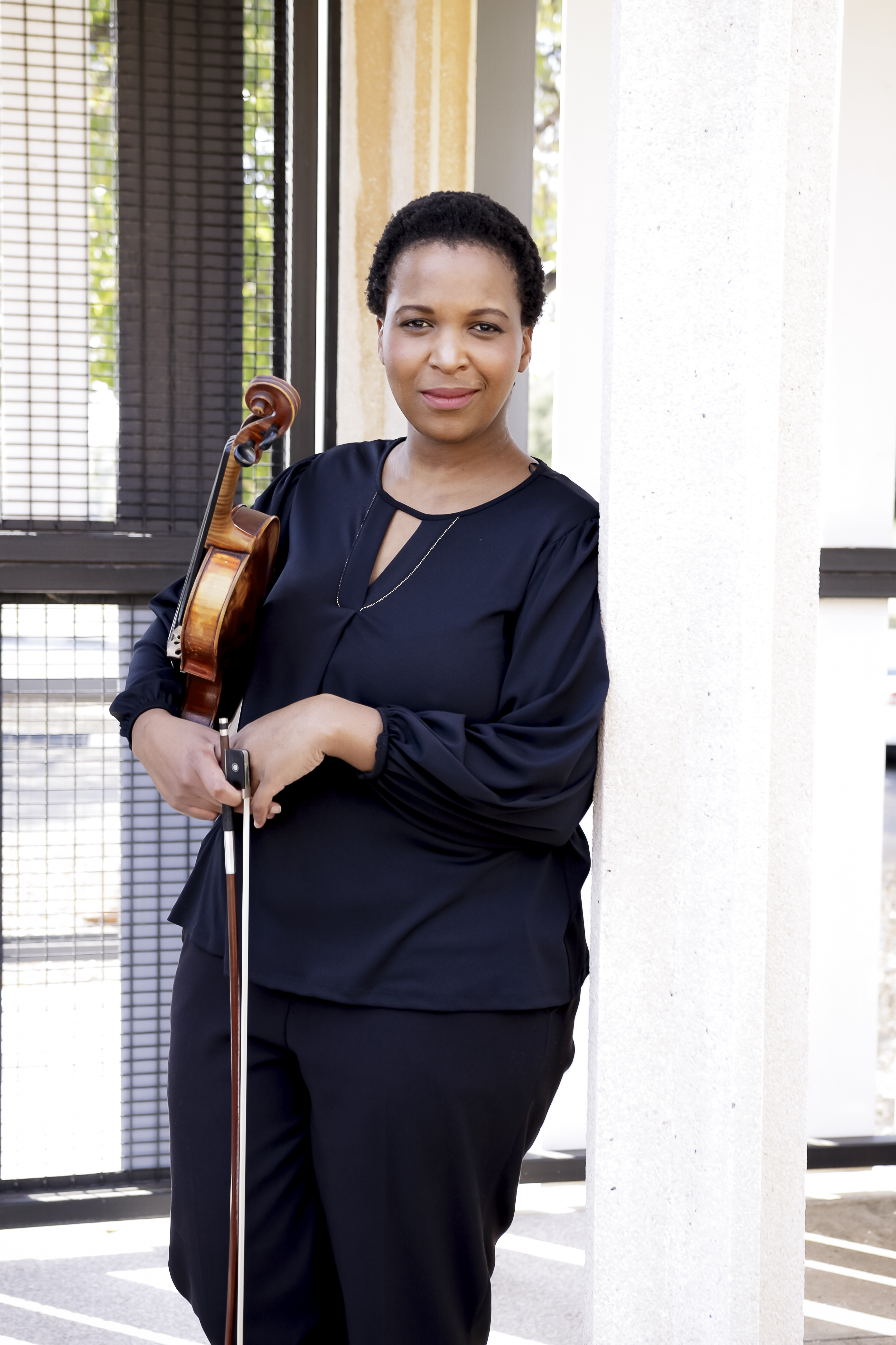 Samantha Durrant, first violinist of the Odeion String Quartet
