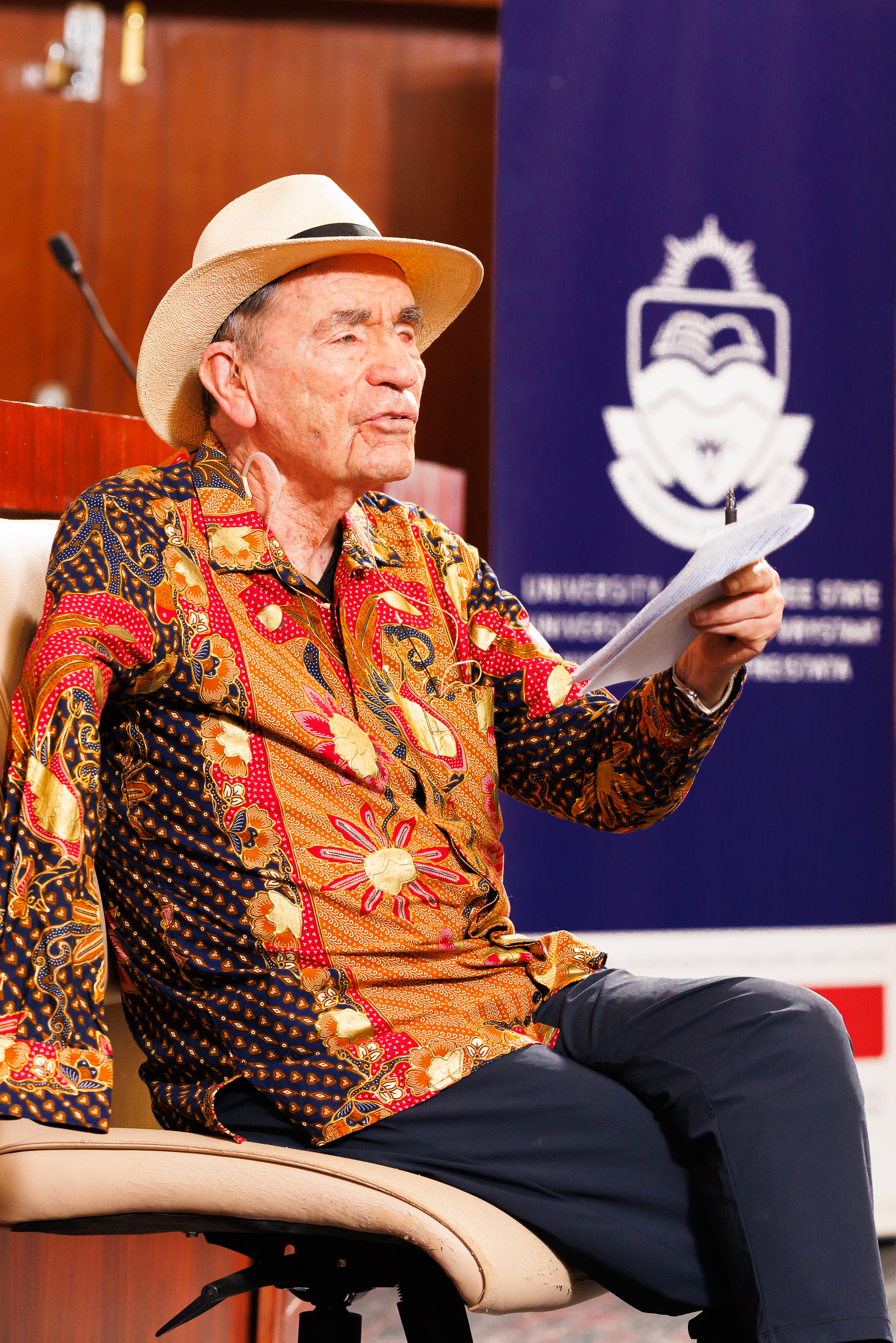 Justice Albie Sachs at the University of the Free State