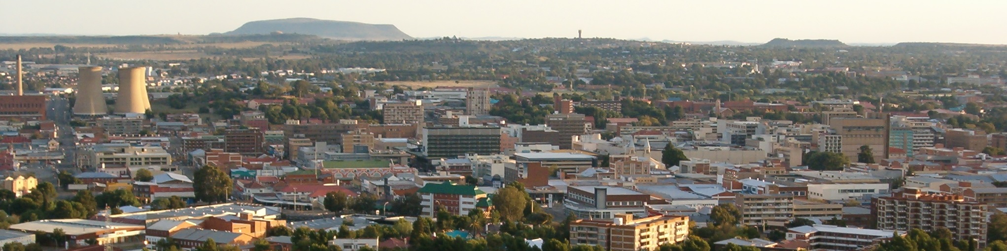 Bloemfontein from Naval Hill