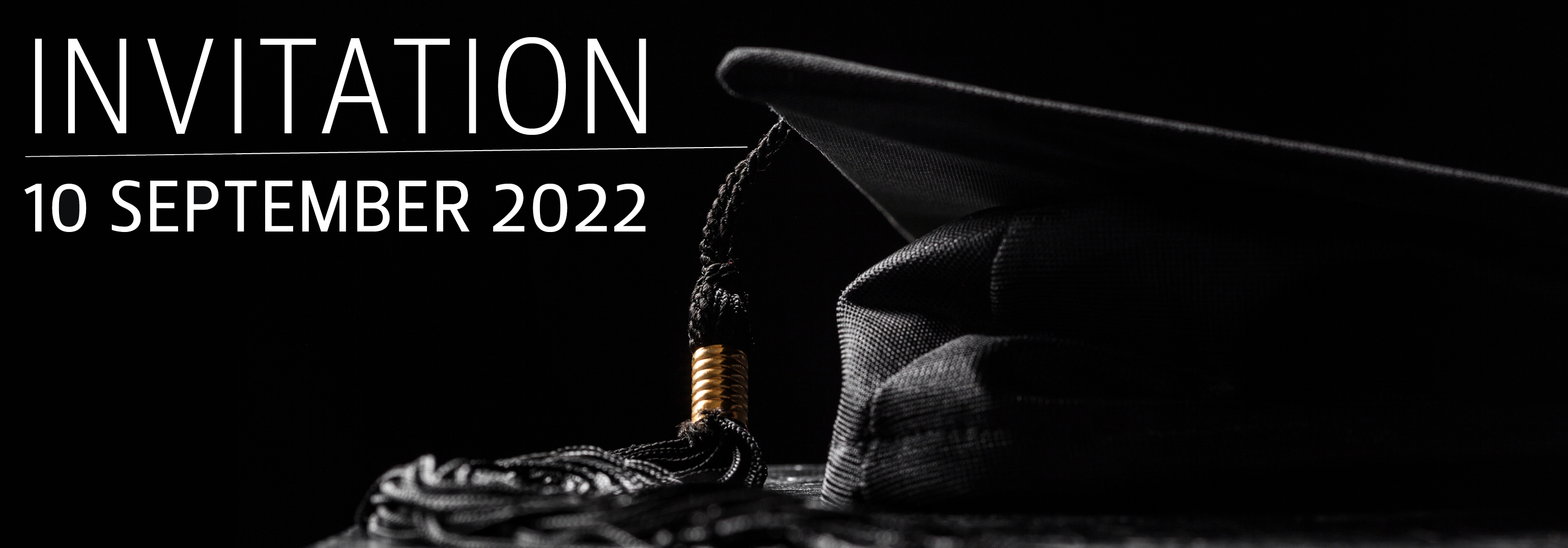 Convocation Invitation 10 September