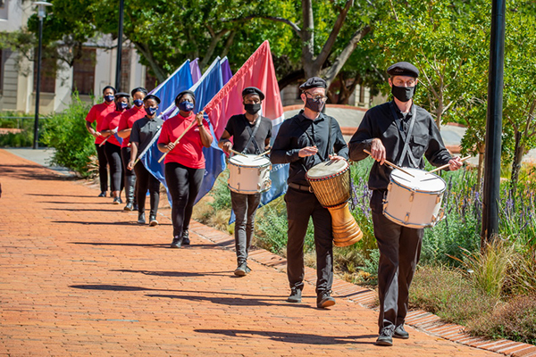 UFS graduation procession, UFS graduation, graduation, virtual graduation