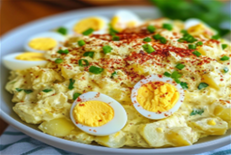 PHOTO Potato Boiled Egg Salad Recipe