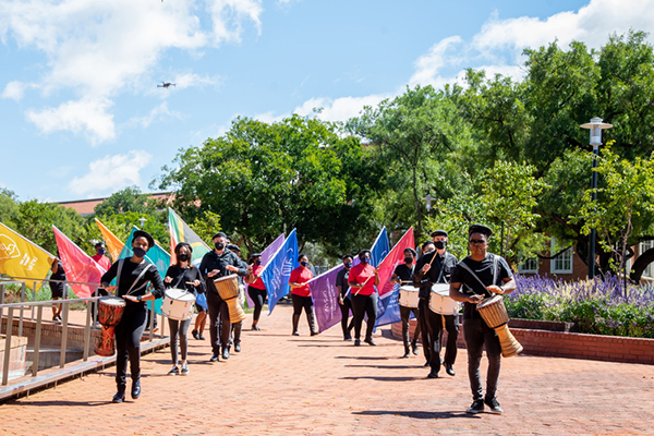 Graduation procession