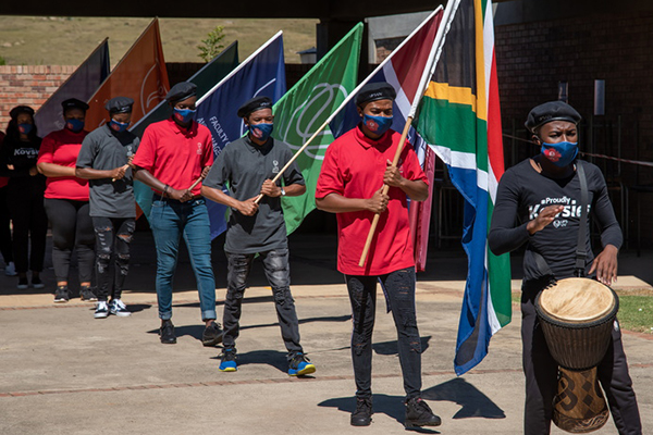 Qwaqwa Campus graduation procession