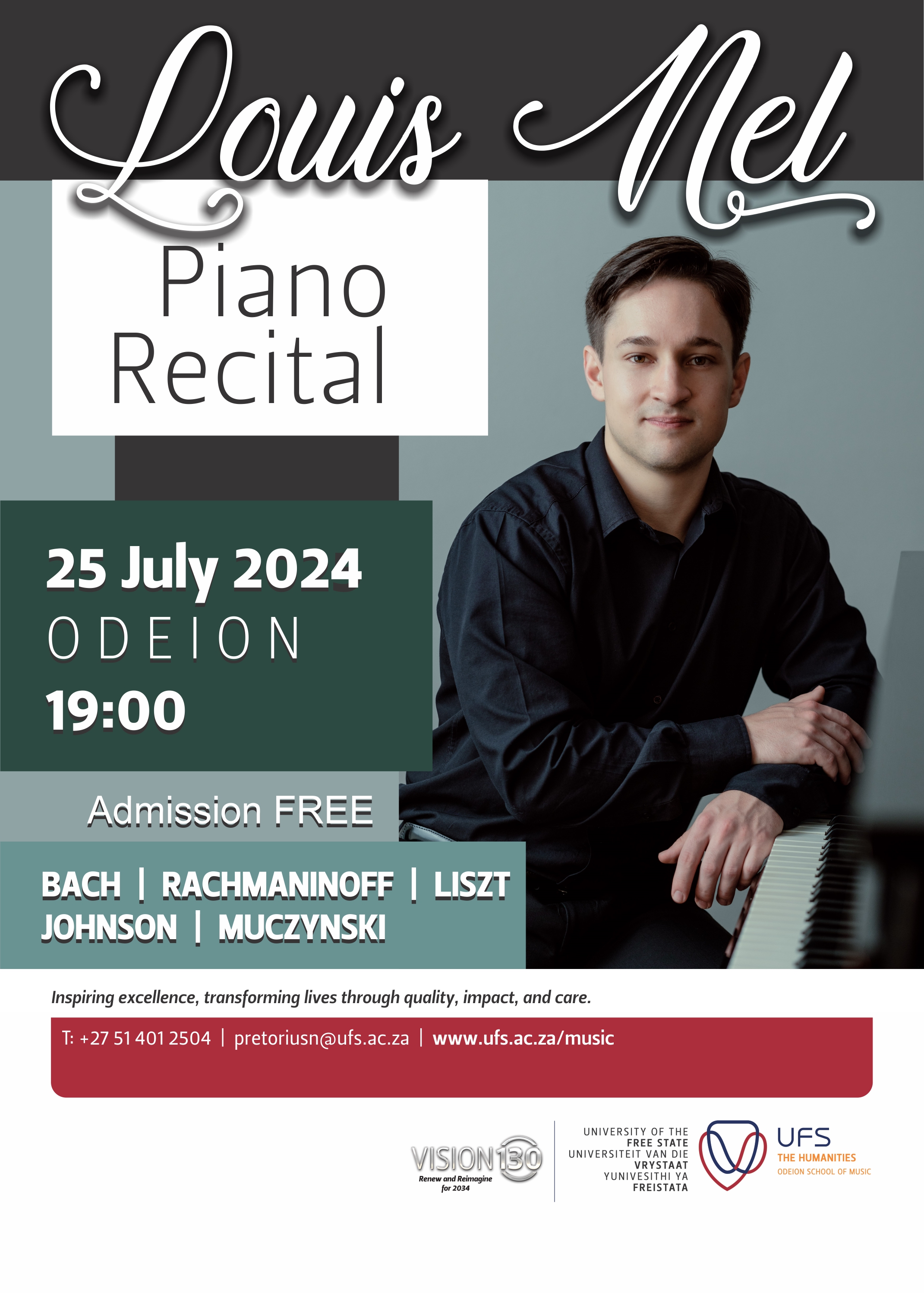 Louis Nel Piano Recital 25 July 2025