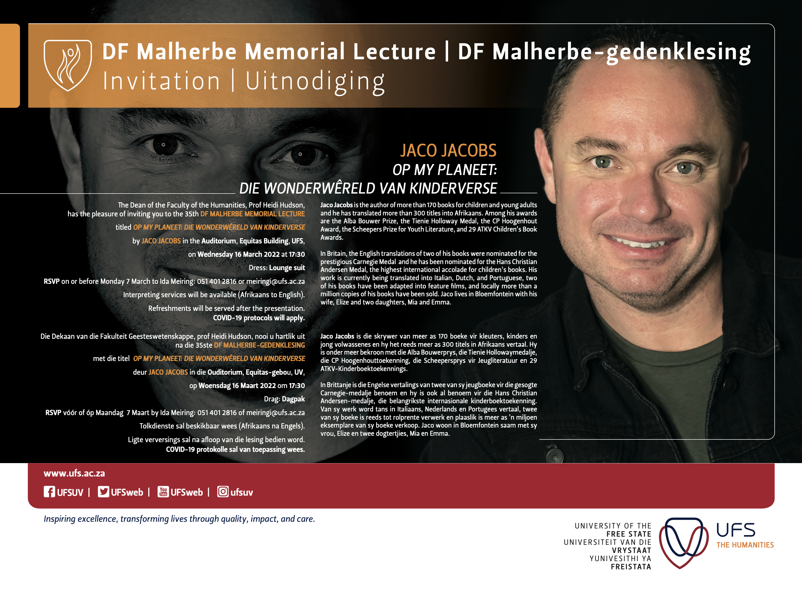 F Malherbe gedenklesing