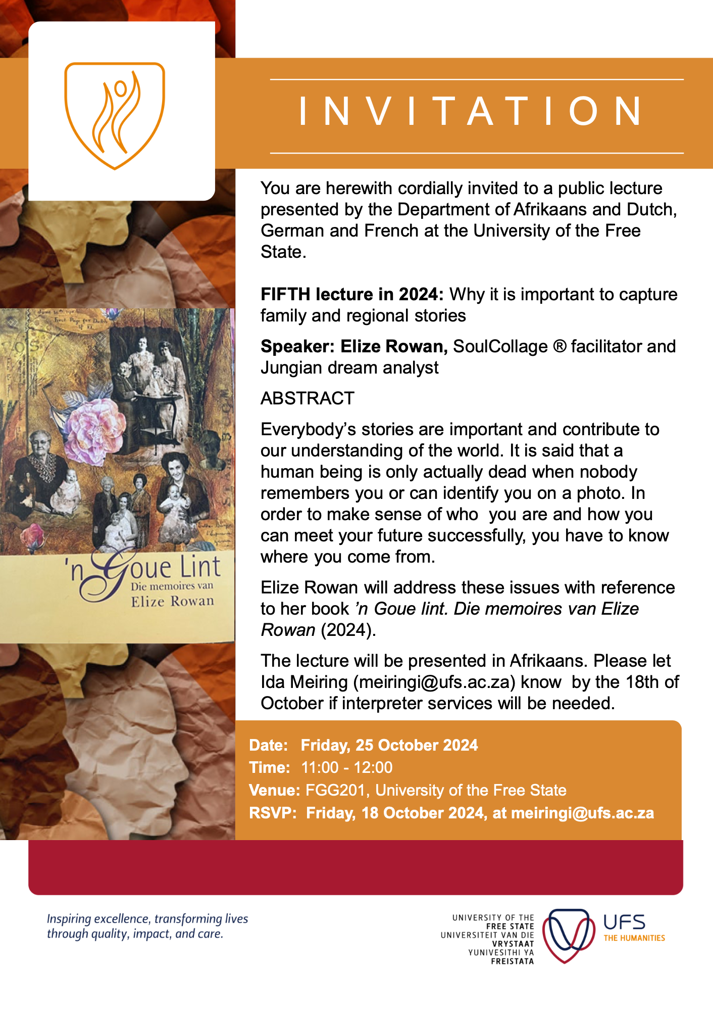 Humanities Invite - Fifth lecture of 2024