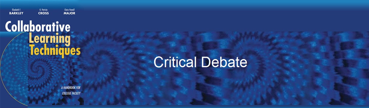 CoLT 6 Critical Debate